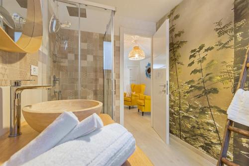 Ένα μπάνιο στο Casa Margarita