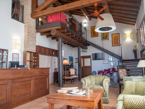 Posezení v ubytování Agriturismo borgo del mincio