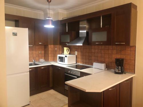 Majoituspaikan ApartComplex Splendid keittiö tai keittotila