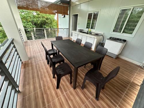 Balkón nebo terasa v ubytování U Cube Staycation