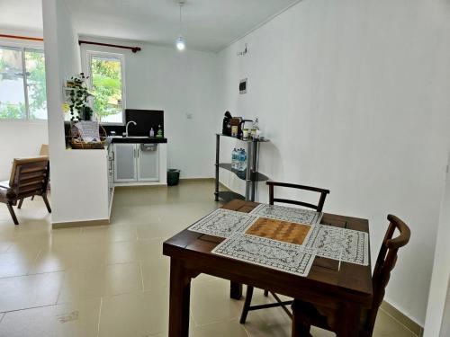 Kuchyň nebo kuchyňský kout v ubytování Mbeach Nest