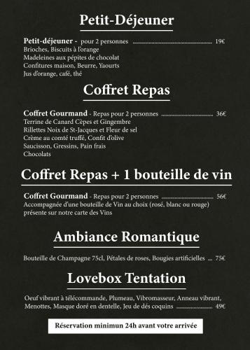 una ricevuta per una riparazione certificata di Gîte érotique avec spa privatif a Donzère