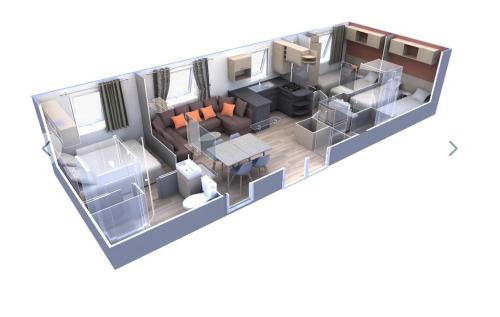 Mobile home accès plage direct mar Estang