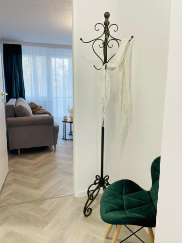 Posezení v ubytování Apartament w centrum-Lubin