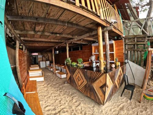 Patio nebo venkovní prostory v ubytování Eco hotel Mar De Ensueño