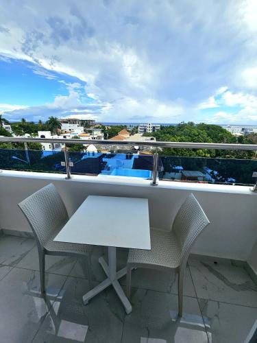 Balkón nebo terasa v ubytování Hotel Gutz