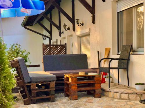 Zona d'estar a Apartmani Kris