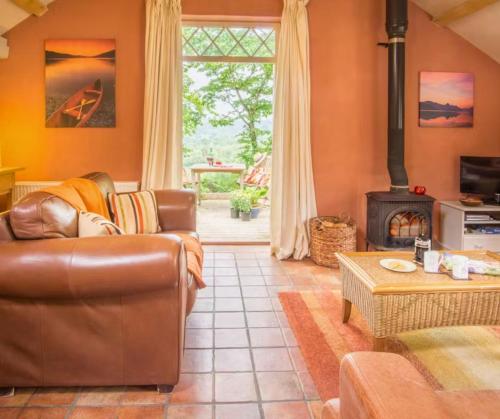 Χώρος καθιστικού στο Thyme Lodge Newcastle Emlyn