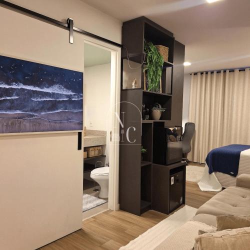 Televisyen dan/atau pusat hiburan di RioDowntown Hub by RNC Flats