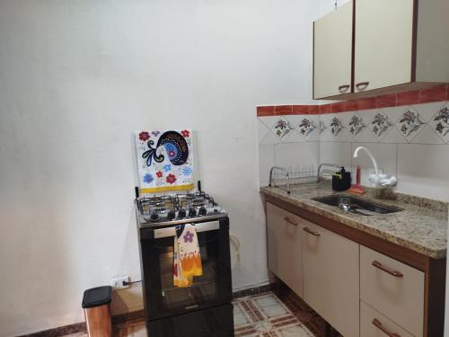 Dapur atau dapur kecil di casa danna