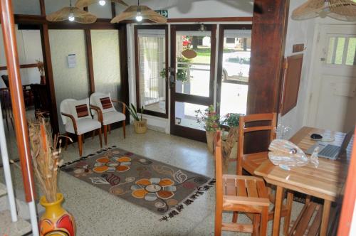 Posezení v ubytování Hostal El Vendaval