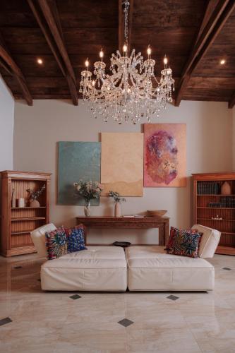 Χώρος καθιστικού στο Finca San Mateo - Private Luxury Coffee Estate in Antigua Guatemala