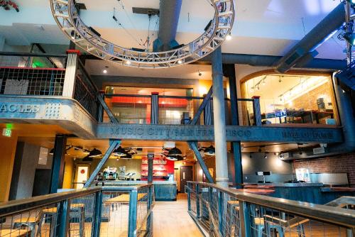 a view of the inside of a building at Music City Hotel - The San Francisco Music Experience in San Francisco
