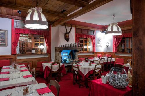 Restaurace v ubytování Affittacamere Lou Ressignon