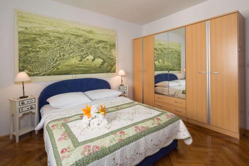 Posteľ alebo postele v izbe v ubytovaní Apartment See Everlasting Split