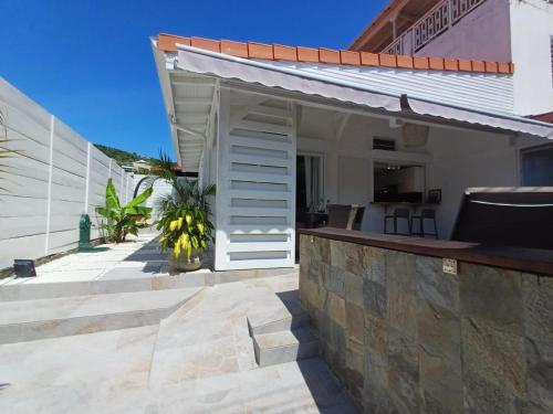 Balkón nebo terasa v ubytování Gîte villa soleil & Spa