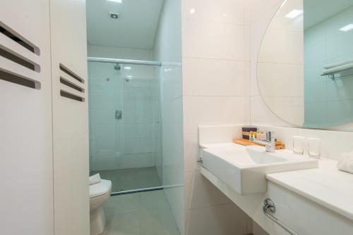 Koupelna v ubytování Hotel Gran Odara