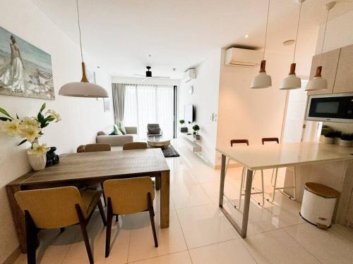 Η κουζίνα ή μικρή κουζίνα στο 2bedrooms Cassia Residence lake view