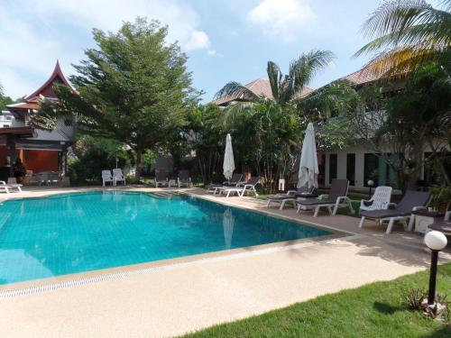Bazén v ubytování Babylon Pool Villas nebo v jeho okolí