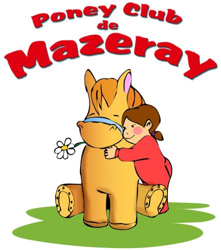 a little girl hugging a cartoon dog with the words pony girl is mareder at L'Odissée in Mazeray