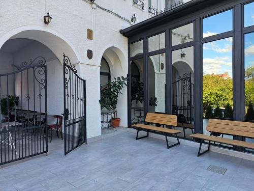 Balkón nebo terasa v ubytování Hotel Apollonia