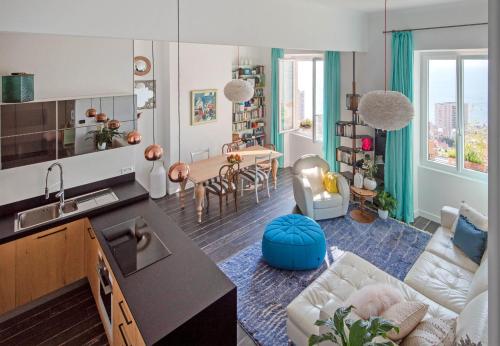 Luxury holiday rental overlooking Monaco, panoramic views