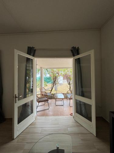 Balkón nebo terasa v ubytování La Villa du Voyageur