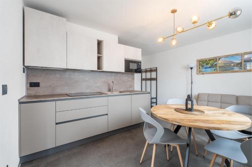 Η κουζίνα ή μικρή κουζίνα στο Residence Alessio