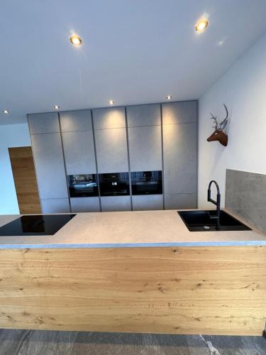 Dapur atau dapur kecil di Apartments Katarina