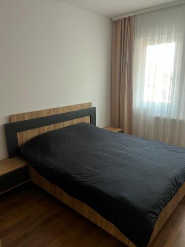 un dormitorio con una cama y una ventana en Peja Apartment, en Peje