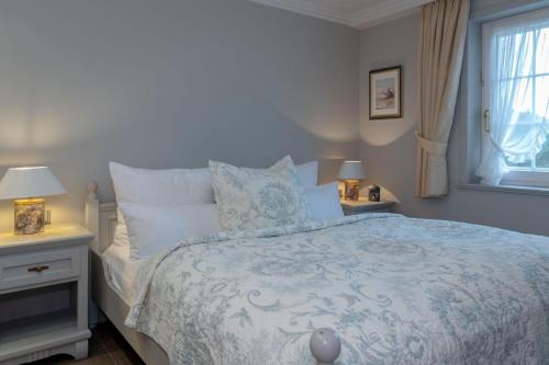 Giường trong phòng chung tại Soenshoern-8-Mitte