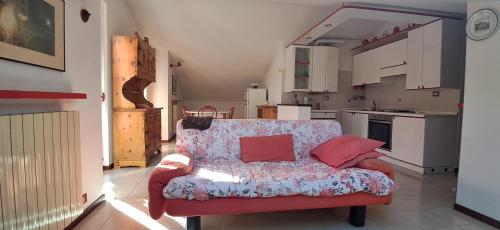 Kuchyň nebo kuchyňský kout v ubytování Apartament Averara