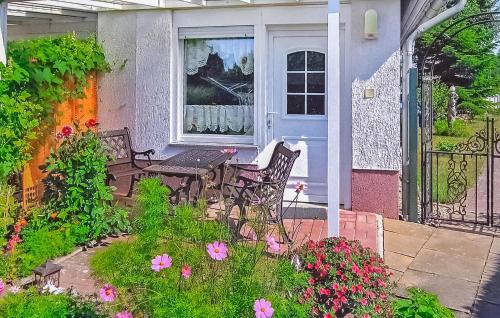 Zahrada ubytování Ferienwohnung Lychen