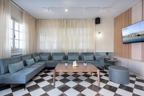 Zona de estar de OPERA BLUE Hotel Gouvia Corfu