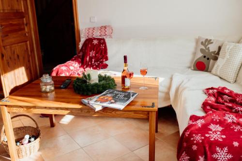 Ένα ή περισσότερα κρεβάτια σε δωμάτιο στο Chata Relax Donovaly