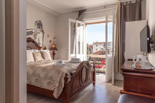 Posteľ alebo postele v izbe v ubytovaní Metropole Luxury Rooms Split