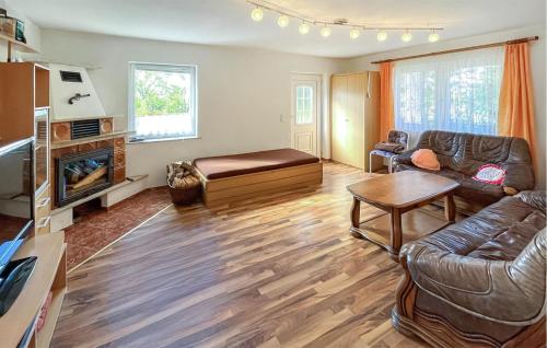 Posezení v ubytování Ferienhaus Kölpinseeusedom