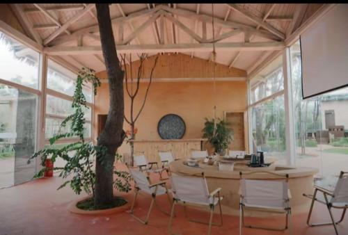 Posezení v ubytování Yuan Meng Town