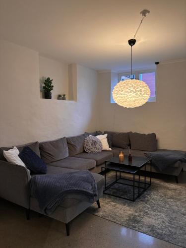 Ruang duduk di Hagneryd Gård B&B