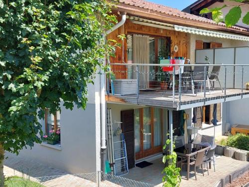 Balkón nebo terasa v ubytování Apartment Daheim by Interhome