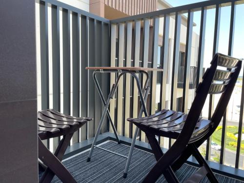 A balcony or terrace at Cozy zone