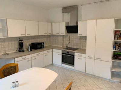 Η κουζίνα ή μικρή κουζίνα στο Zimmervermietung Hoyerswerda