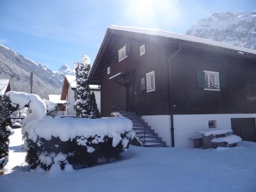 Apartment Chalet Fluegärtli by Interhome v zimě