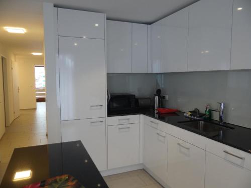 Η κουζίνα ή μικρή κουζίνα στο Apartment Alpenstrasse 1 by Interhome