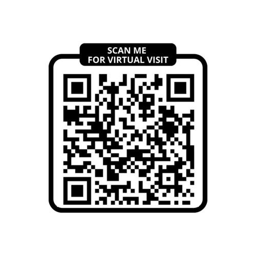 un code qr noir et blanc avec un signe dit envoyez-moi pour une visite virtuelle dans l'établissement Bluestay 4 - Superbe appartement à Paris, à Paris