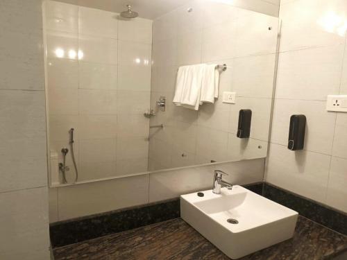 Vonios kambarys apgyvendinimo įstaigoje Bay Hotel