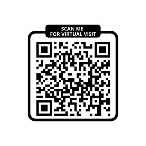 un code qr noir et blanc avec un labyrinthe dans l'établissement 861 Suite Marguerite - Superbe Appartement, à Montreuil