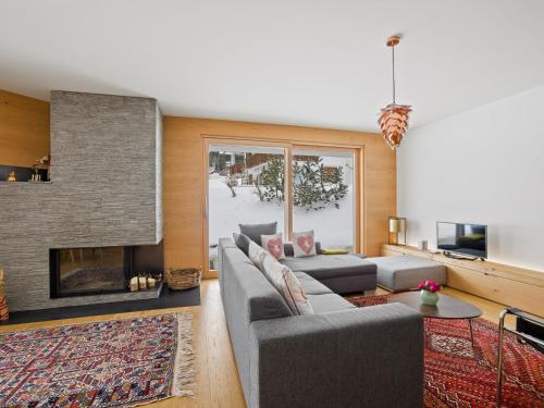 Posezení v ubytování Apartment Praval by Interhome