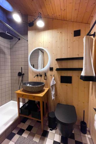 Koupelna v ubytování Apartment Cozy Chalet by Interhome