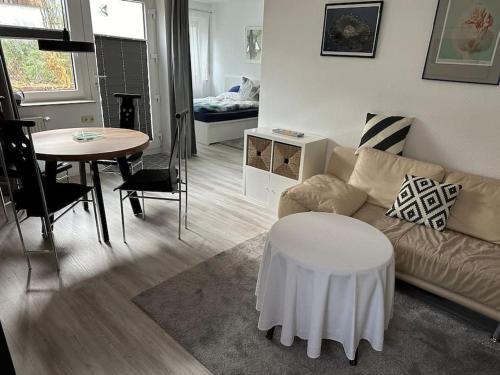 Χώρος καθιστικού στο Einliegerwohnung in Waldnähe